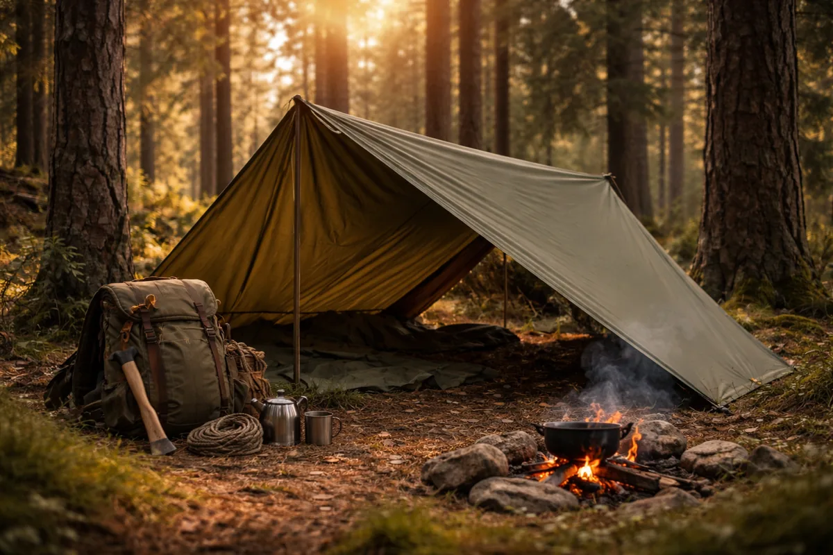 Comment choisir un abri bushcraft durable pour vos aventures en pleine nature