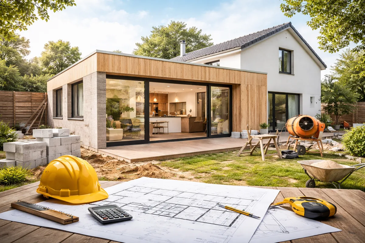 Comment budgéter une extension de maison avec un permis de construire